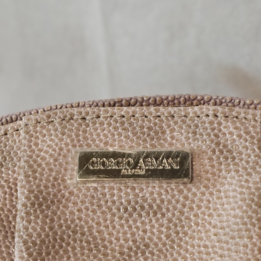 Giorgio Armani Taupe Cosmetic Bag - Picture 4 of 5